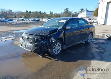 2010 Toyota Corolla S z USA, uszkodzony, nr VIN 2T1BU4EE0AC469654